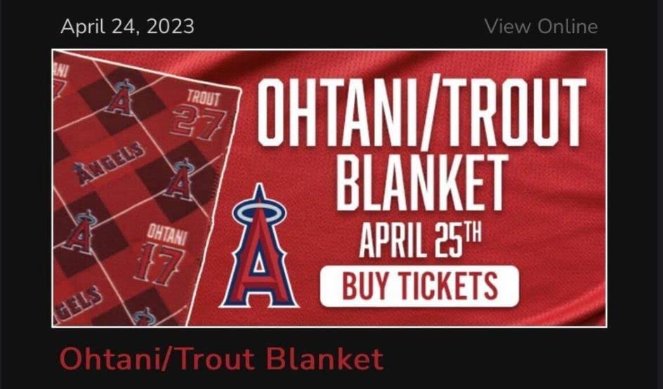 Amazon.co.jp: エンゼルス 4 25球場配布 大谷翔平 トラウト