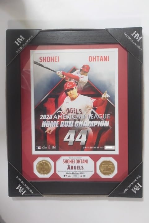 Amazon.co.jp: エンゼルス 大谷翔平選手 2023 AL HR王獲得記念ダブル