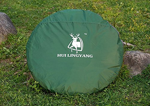 Amazon | HUI LINGYANG アウトドア ワンタッチテント 2-3人用 設営簡単