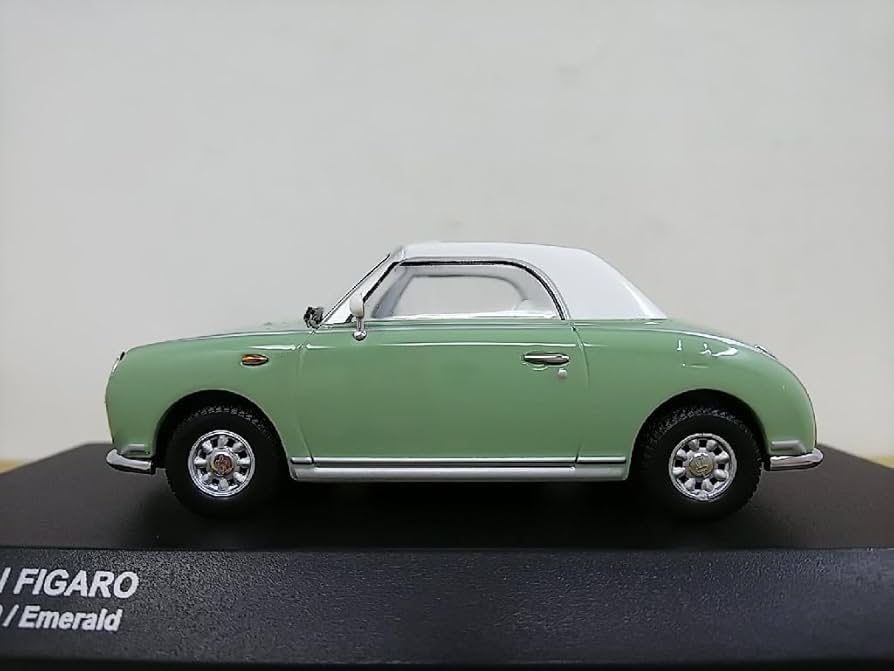 Amazon | □ 京商 1/43 NISSAN FIGARO OPEN TOP エメラルド/グリーン