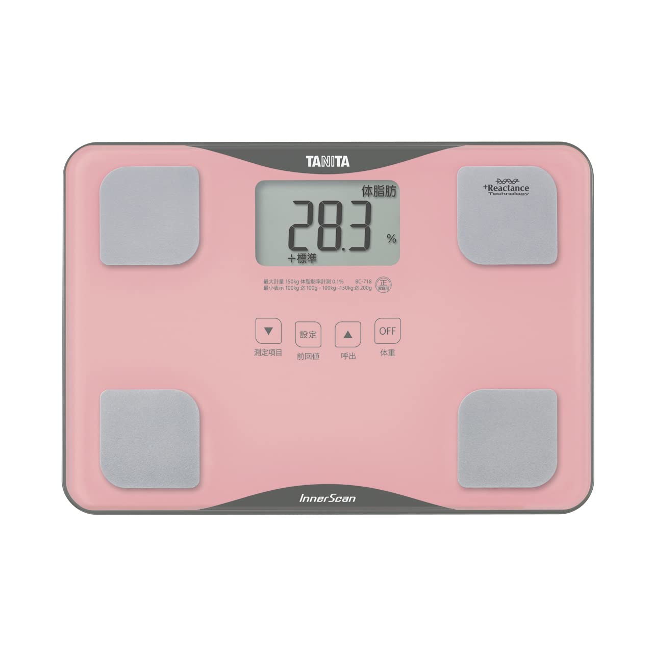 Tanita BC-718-PK Body Composition Meter Inner Scan (Pink) : Amazon