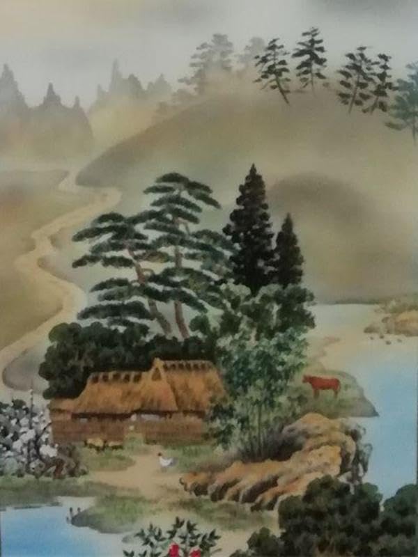 赤富士 掛軸 西村千里 銀座トップアート 赤富士 掛軸 西村千里 銀座