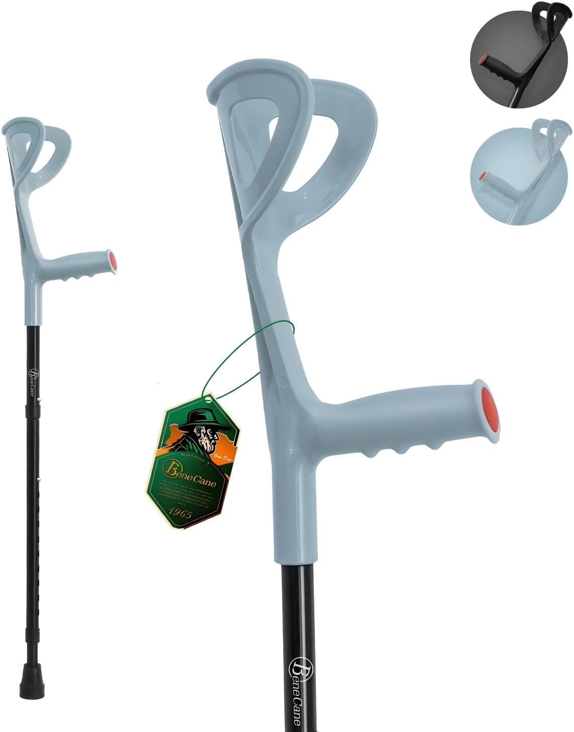 Amazon | BeneCane クラッチ杖 松葉杖 まつばづえ ロフストランド