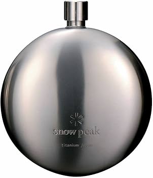 Amazon | スノーピーク(snow peak) チタン 丸型スキットル(ラウンド) T