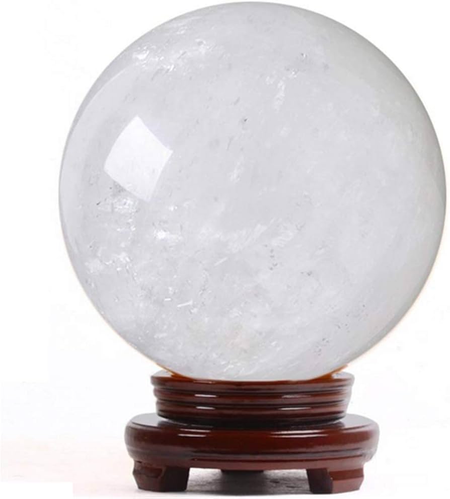 Amazon.co.jp: 白水晶 ボール パワーストーン 丸玉 スフィア 置物