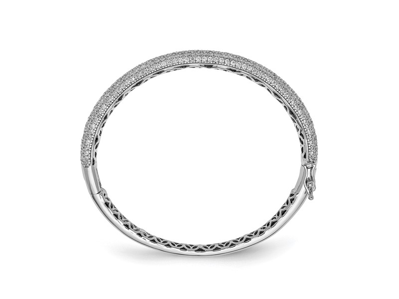 Amazon.com: Diamond2Deal 925 Sterling Silver Pave set Cubic