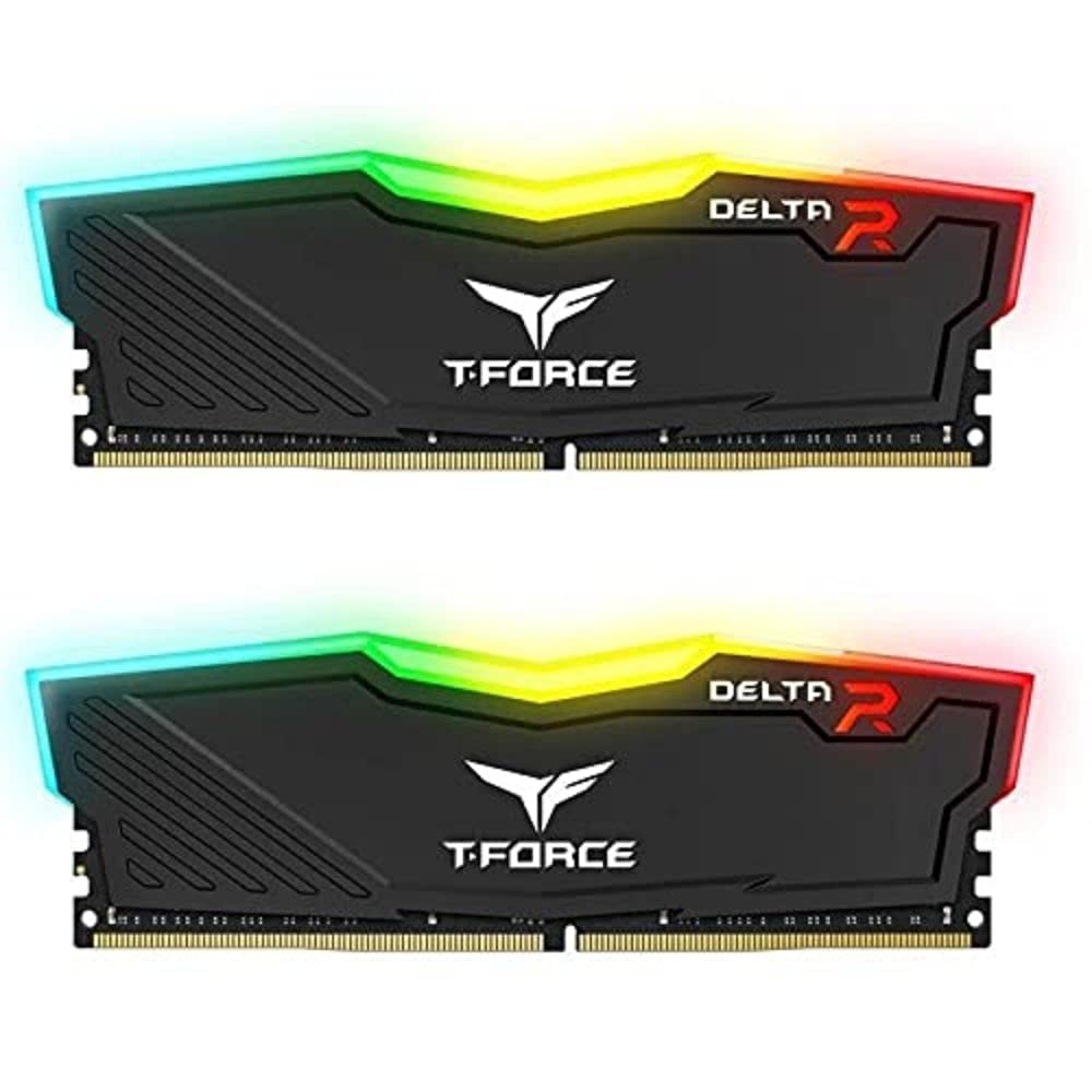 TEAMGROUP Team T-Force Delta RGB DDR4 Gaming Memory, 2 x 8 GB