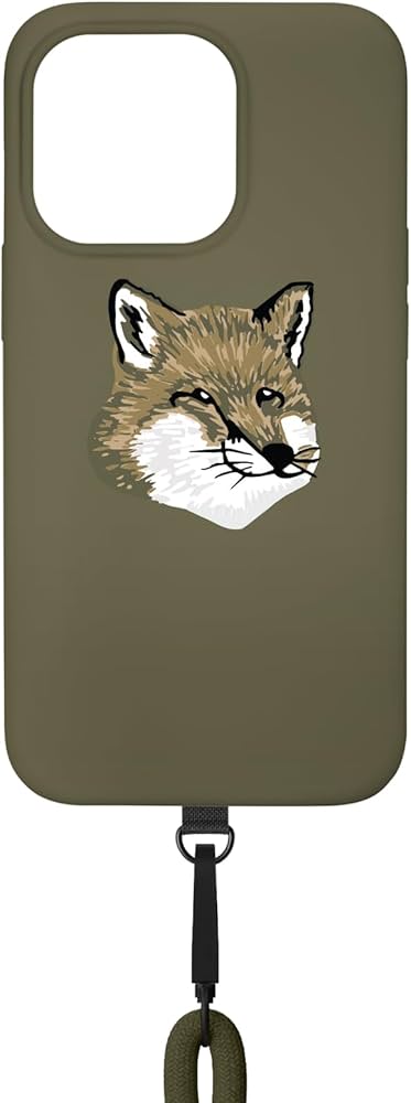 Amazon.co.jp: MAISON KITSUNE メゾンキツネ MONOCHROME FOX HEAD