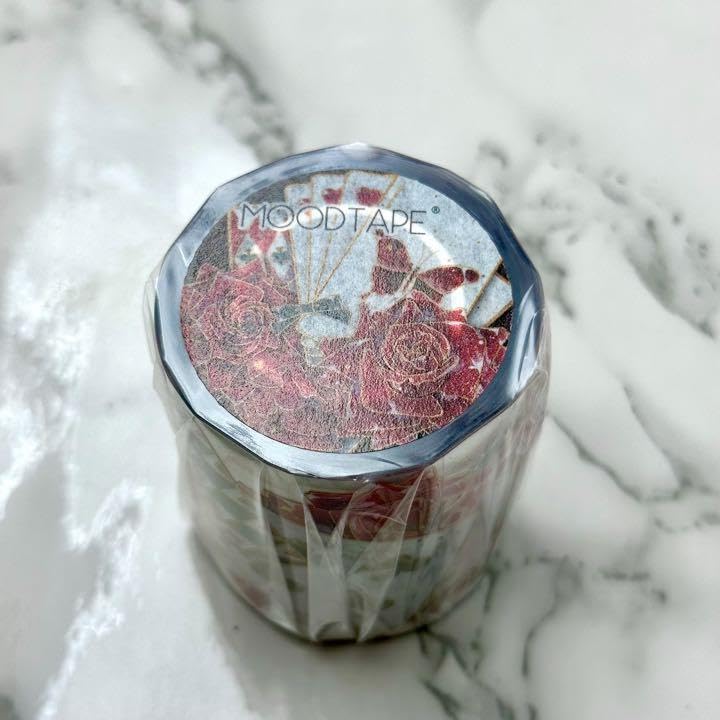 Amazon.co.jp: 海外マスキングテープ PET マステ 薔薇 トランプ 10m