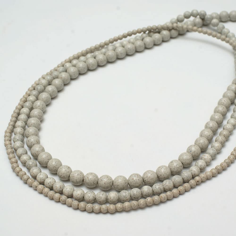 Amazon.co.jp: 北投石 ゴム ネックレス 4mm 50cm本物 台湾産 健康