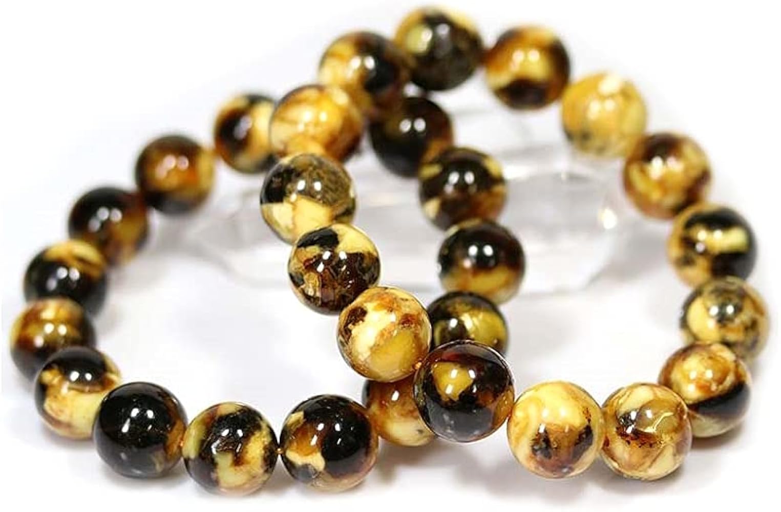 Amazon | 【石流通センター】 【ブレスレット】 花琥珀 (フラワー