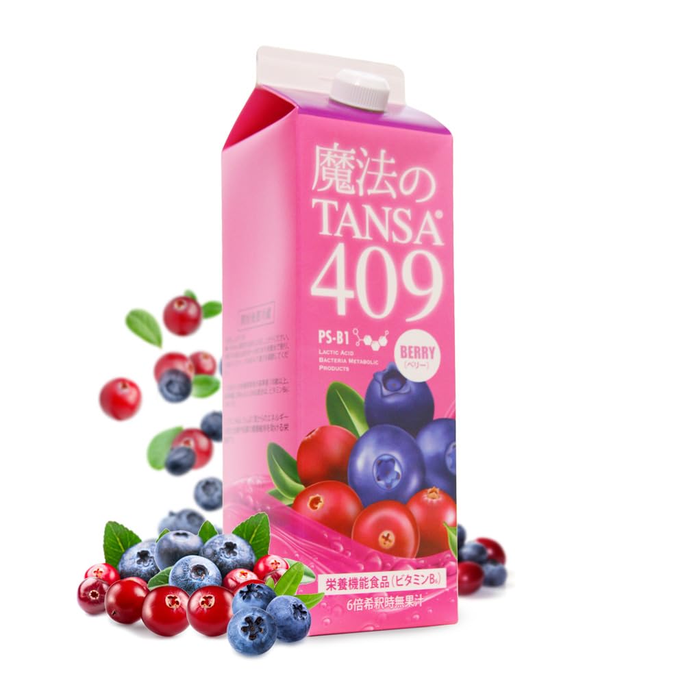 Amazon.co.jp: 魔法のTANSA(タンサ)409 【2本セット】ベリー味 1000ml