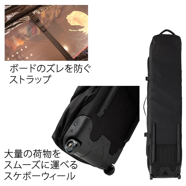 013 152cm ウィーリー キャリースノーボードバッグキャスター 013