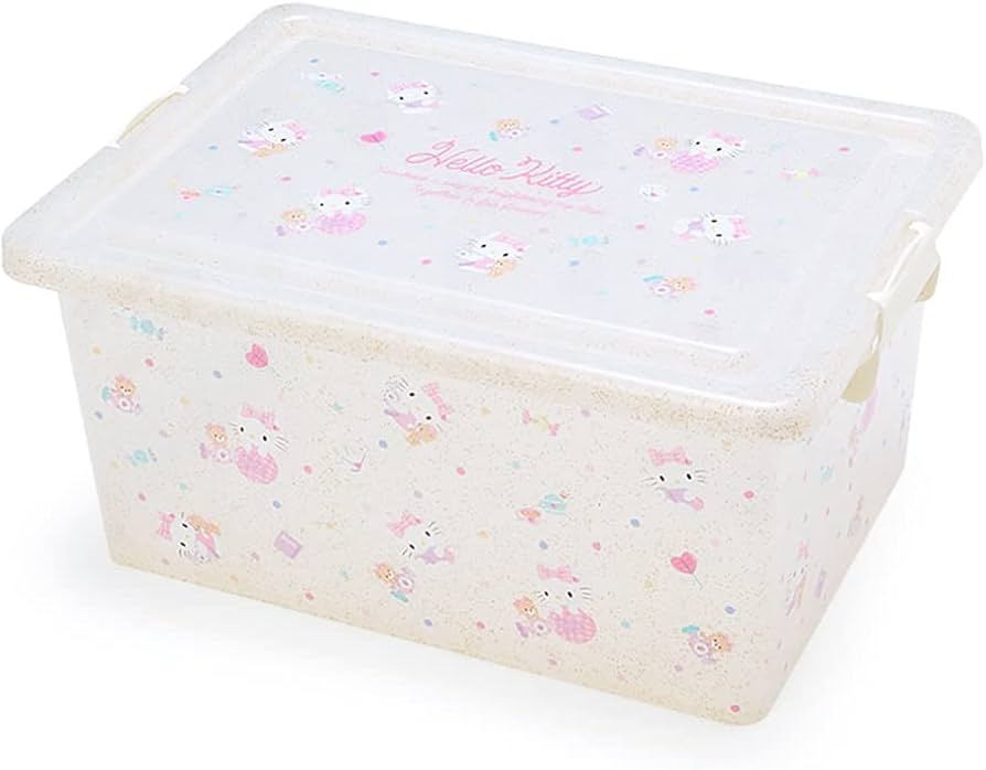 Amazon.co.jp: サンリオ(SANRIO) サンリオ フタ付き収納ケースL ハロー