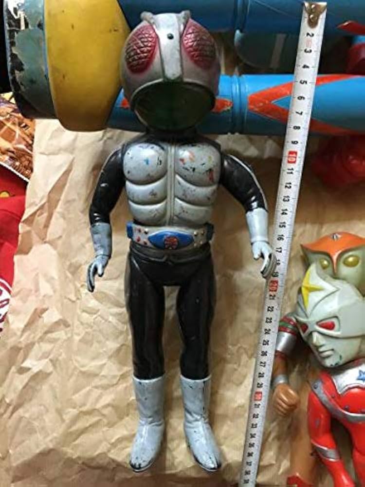 Amazon.co.jp: 仮面ライダー初代1号ソフビ 当時物 : おもちゃ
