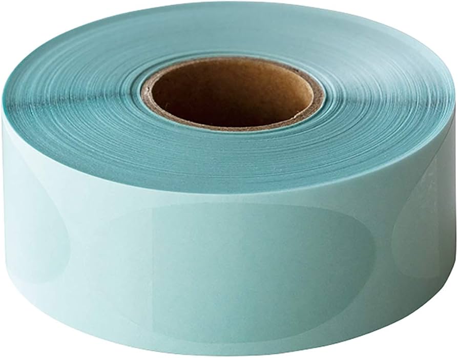 Amazon.co.jp: ヘッズ 日本製 シール 5×2.6cm クリア 500枚 指紋が