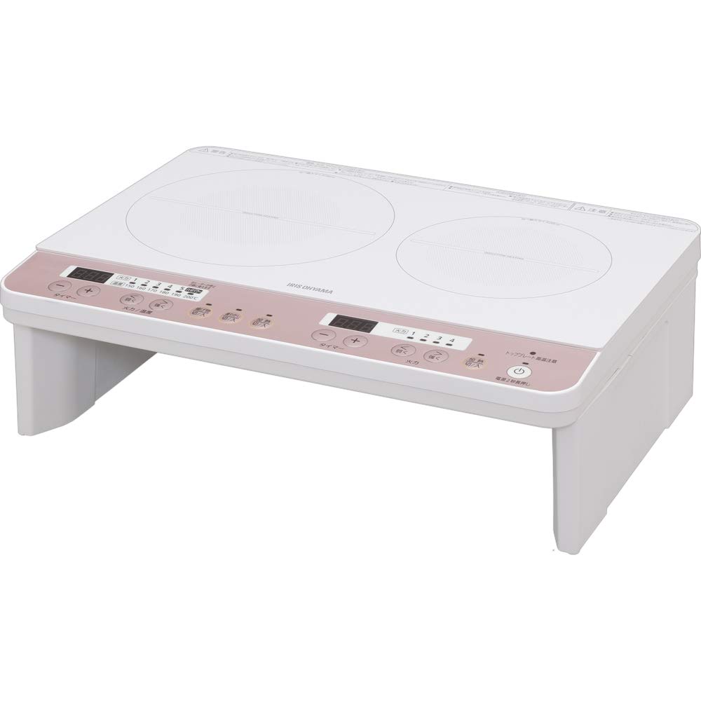 Amazon.co.jp: アイリスオーヤマ IHクッキングヒーター 2口 1400W 脚付