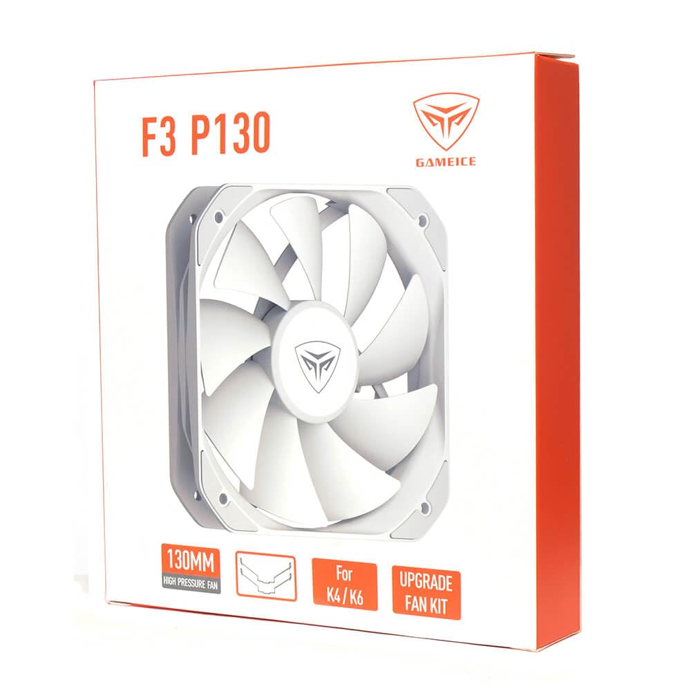 Amazon | PCCooler 130mmケースファン K4-WH / K6-WH対応デュアル