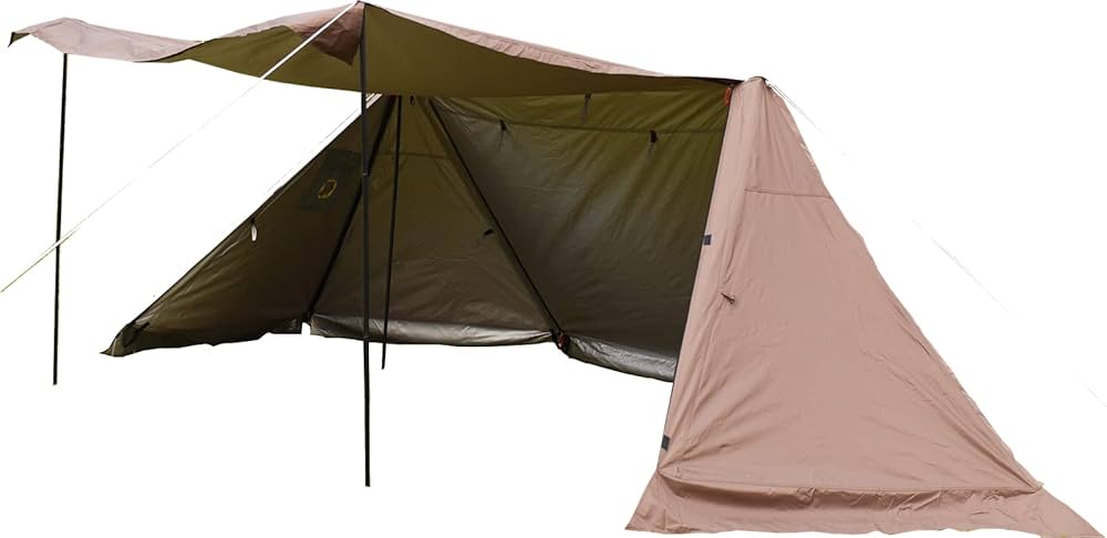 Amazon | 2人用 パップテント ポーランド軍幕 4シーズン適用 ソロ