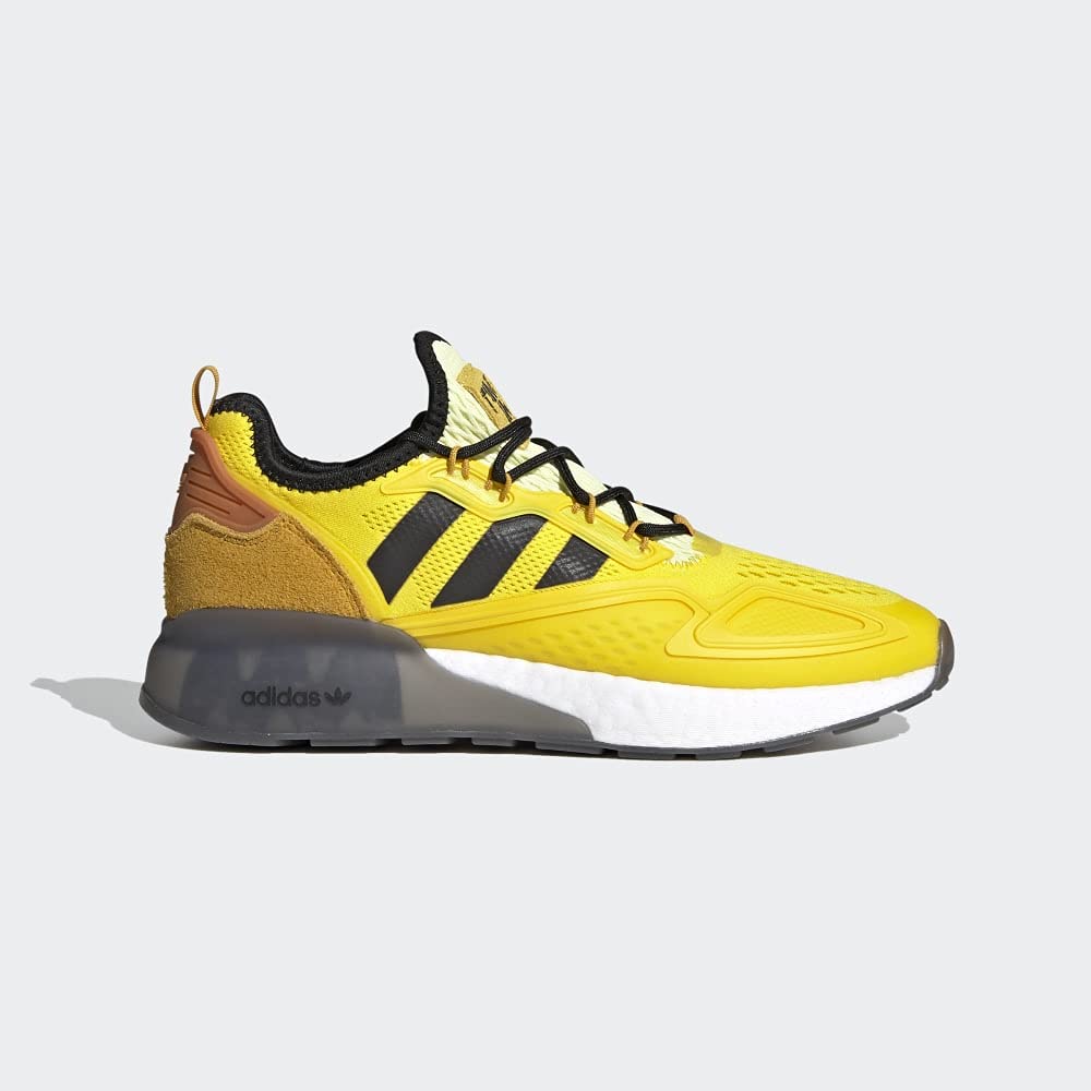 adidas Ninja ZX 2K Boost Shoes Men's, Yellow, Size 7.5 | B2B