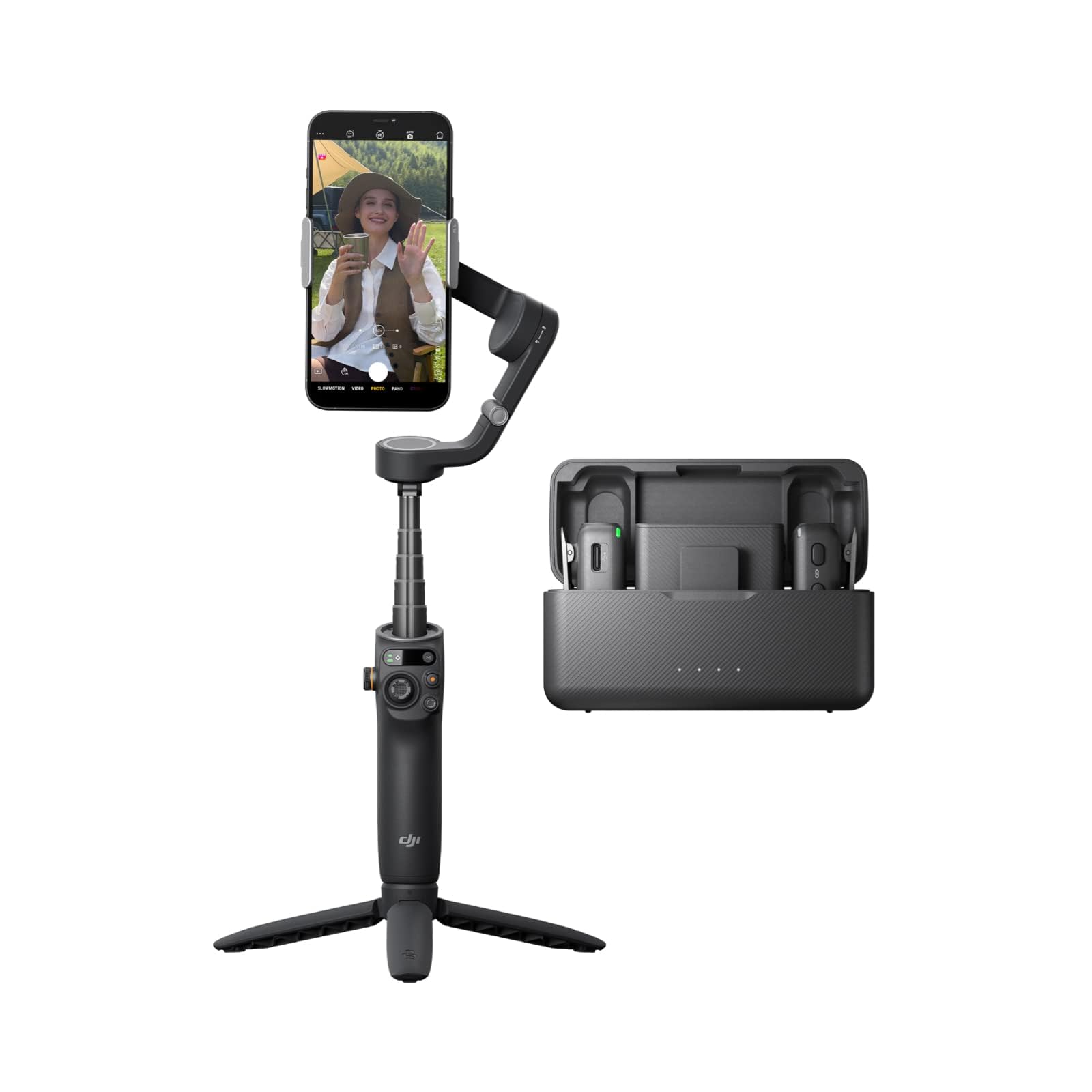 Amazon.com: DJI Osmo Mobile 6 Premium Vlogging Combo, Intelligent