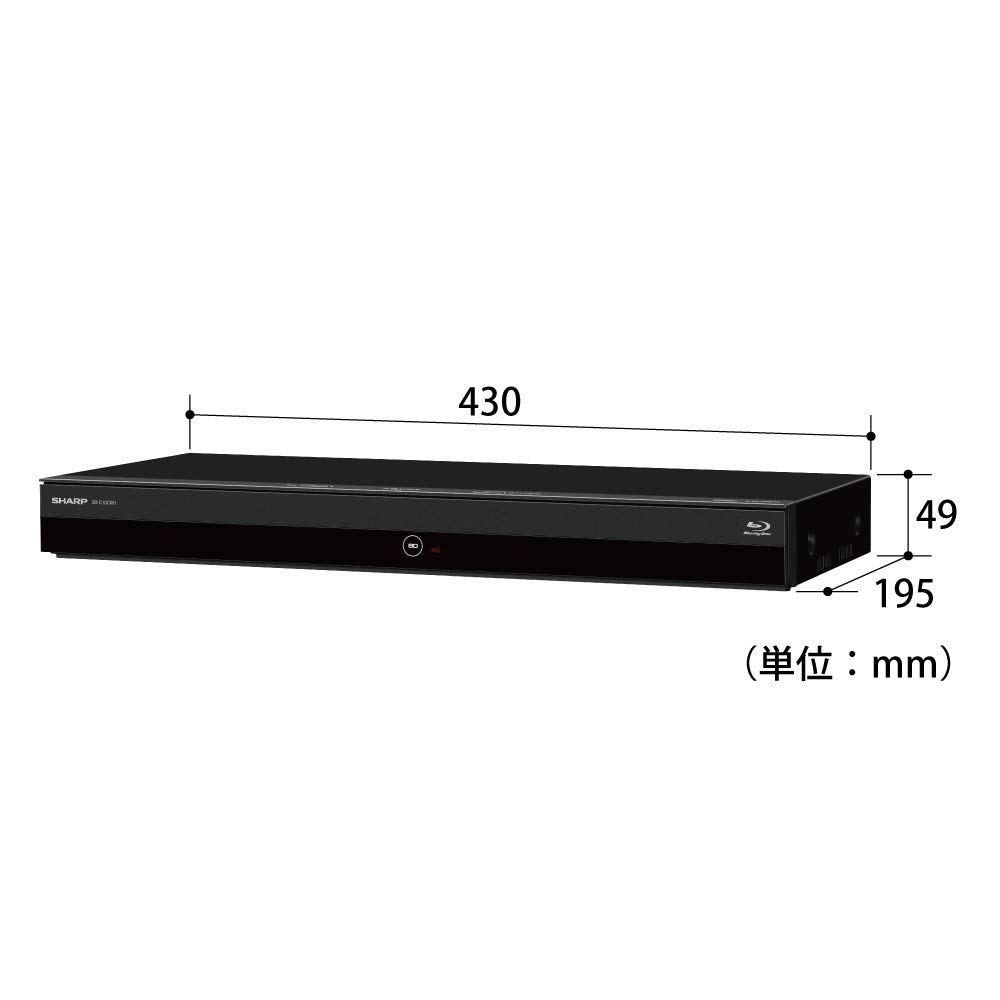 Amazon | シャープ 1TB 2番組同時録画 ブルーレイレコーダー 2B-C10CW1