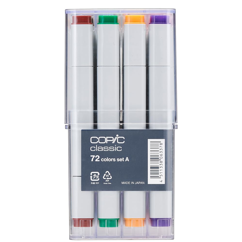 Amazon.co.jp: コピック(COPIC) Too コピック クラシック 72色セット A