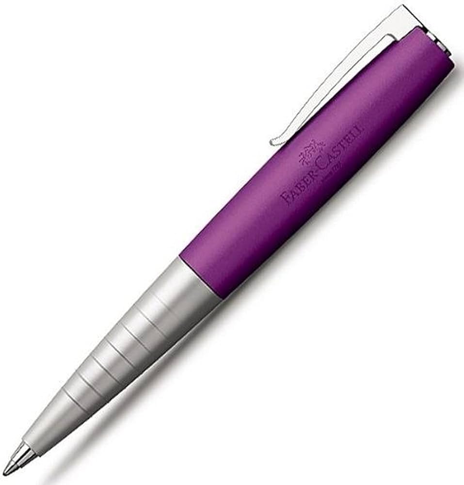 Amazon | Faber-Castell Loom Twist Ballpoint Pen - Metallic Violet