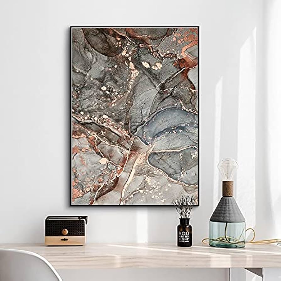 Amazon.co.jp: インテリア モダンな抽象アートパネル大理石の