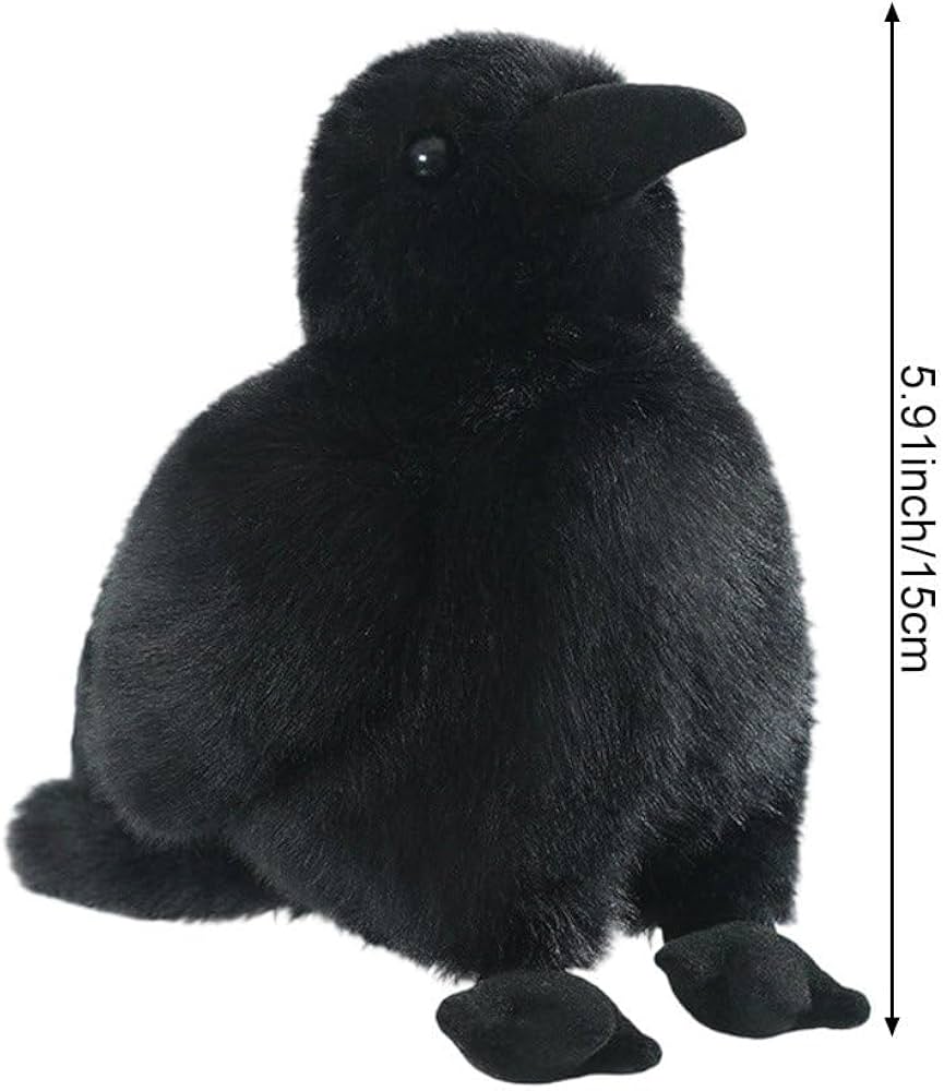 Amazon.co.jp: Simamile カラス ぬいぐるみ ハロウィン おもちゃ 室内