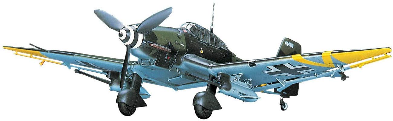 Amazon.com: Hasegawa 1:48 Scale JU87G-2 Stuka Anti-Tank Model Kit