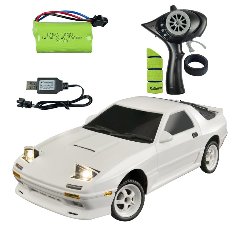 Amazon.co.jp: LDR/C 1/18ドリフトカー RX-7 FC型 RCラジコンカー