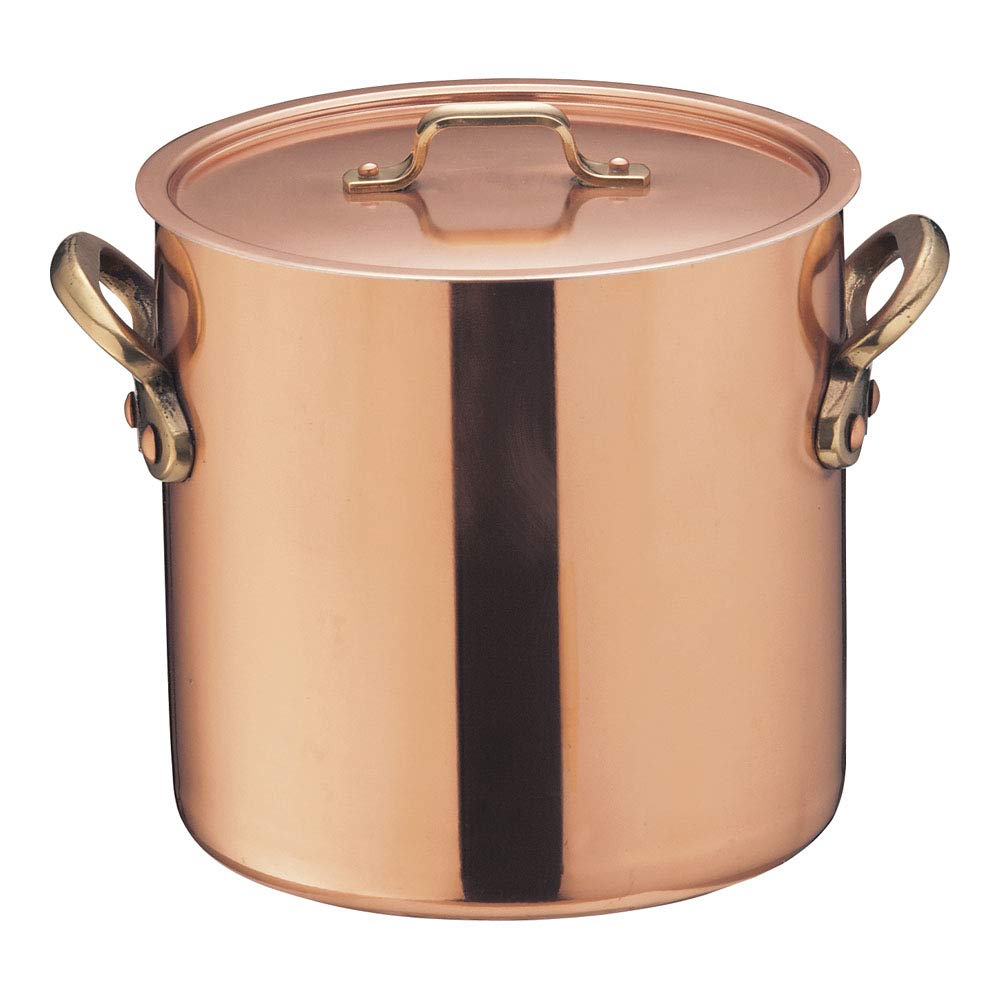 Amazon｜遠藤商事 業務用 エトール 寸胴鍋 18cm 銅・真鍮・錫 日本製