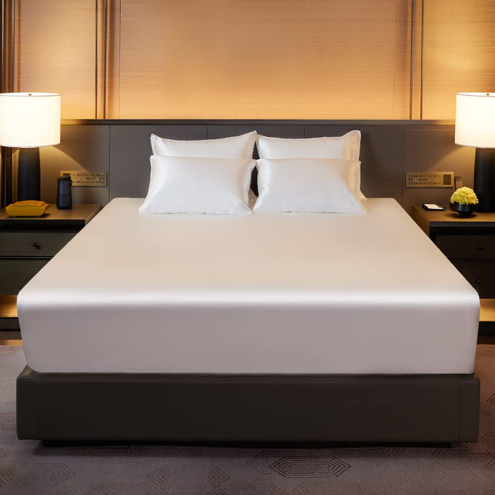 Amazon｜Utukkyシルクシーツ ボックスシーツ シルク100％ オール