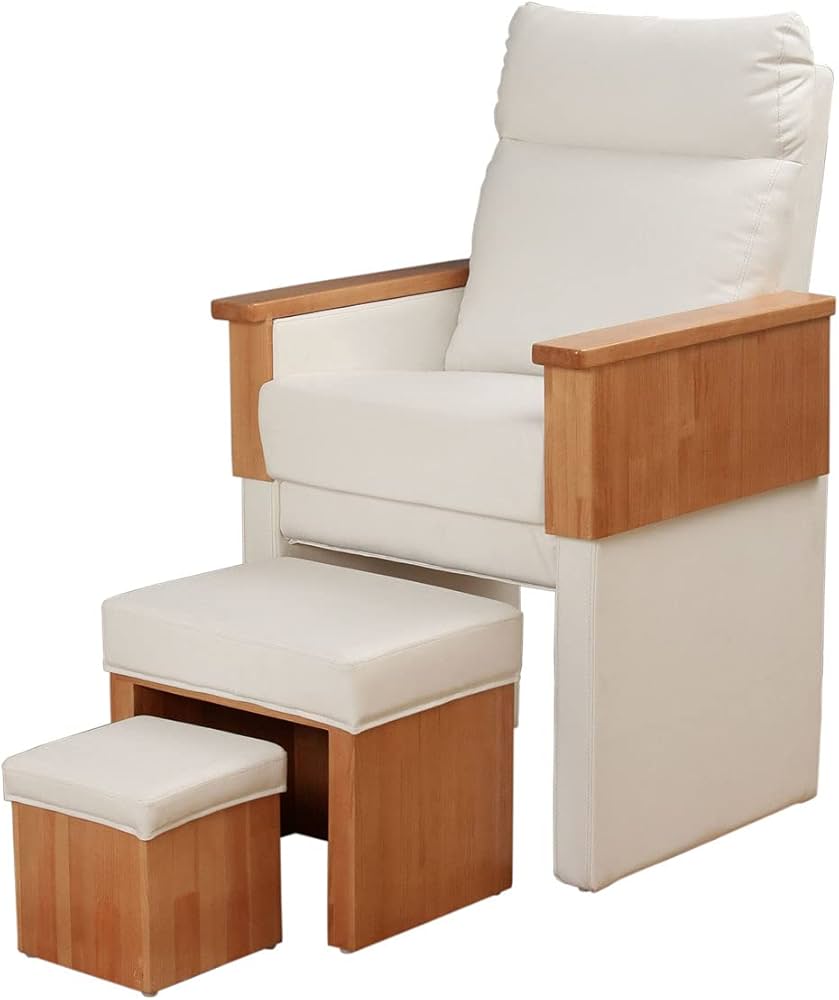 Amazon.co.jp: フットハイチェアキング 3点セット ホワイト ネイル