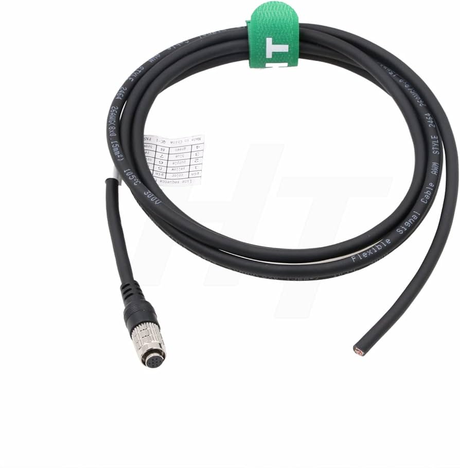 Amazon.com: HangTon Hirose 8 Pin Female to Open Leads IO Power