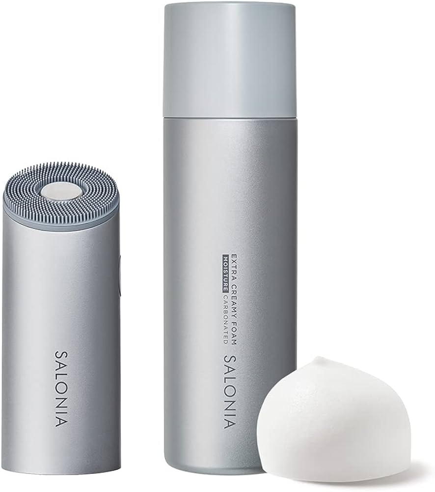 Amazon.co.jp: SALONIA サロニア 洗顔ブラシ イオンフェイシャルブラシ
