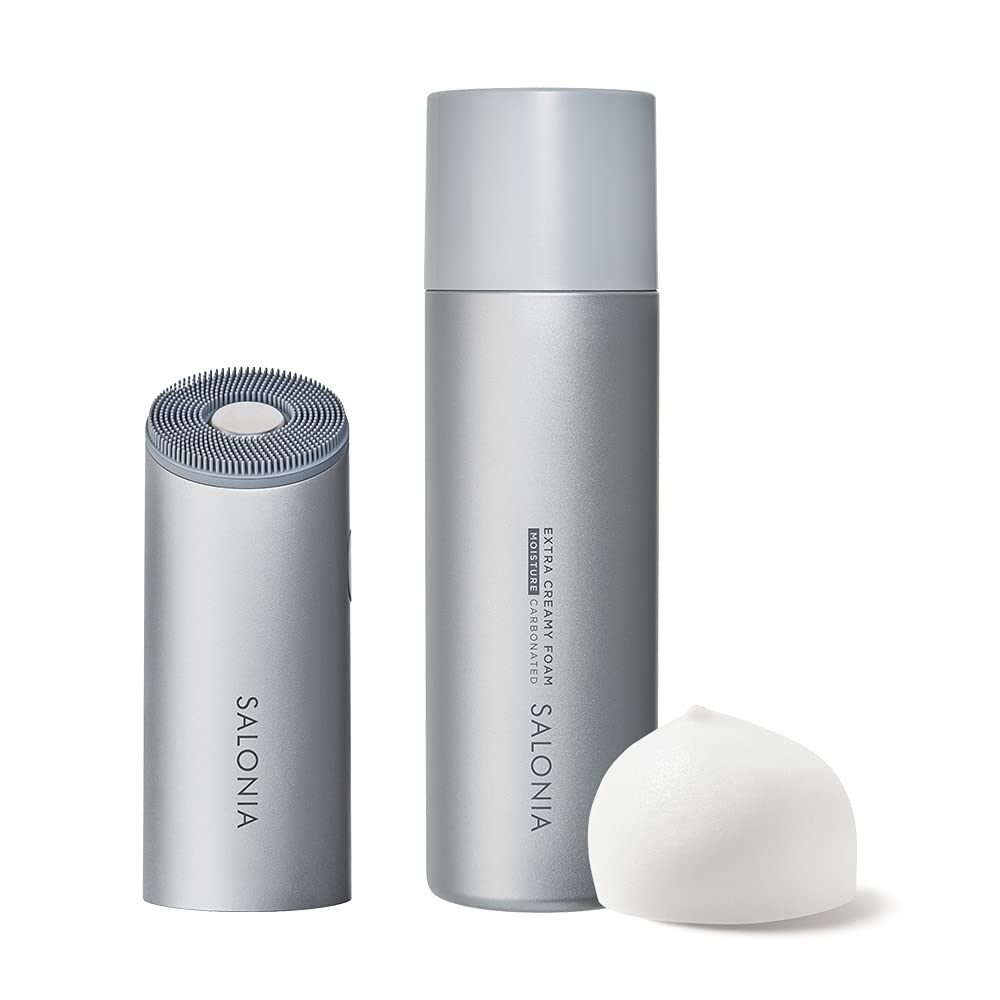 Amazon.co.jp: SALONIA サロニア 洗顔ブラシ イオンフェイシャルブラシ