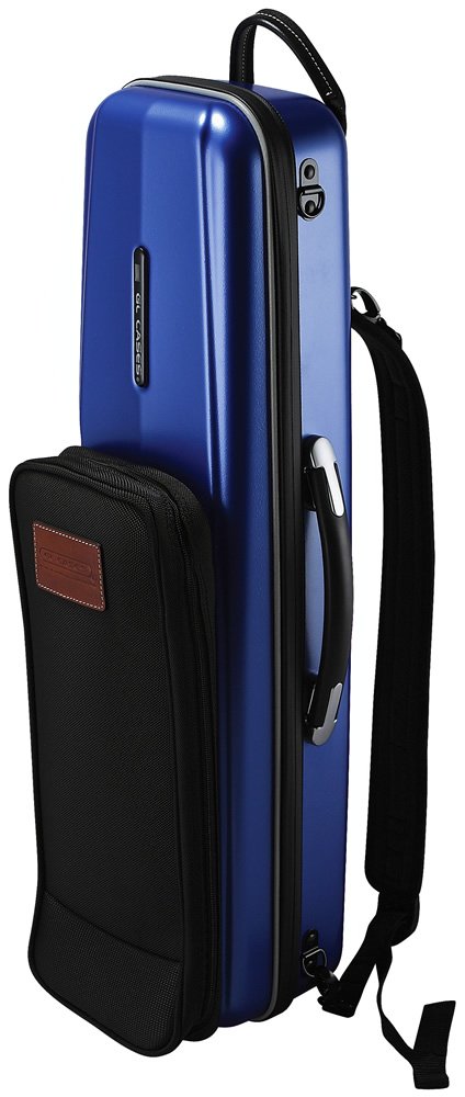 ソプラノサックス用 GL ハードシェルケース 色ブルー 中古品 ソプラノ