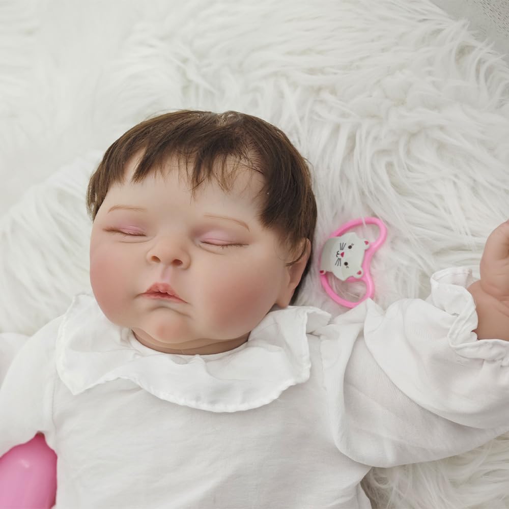 Amazon.co.jp: Meeler リボーンドール 49cmリアルな 笑顔赤ちゃん人形