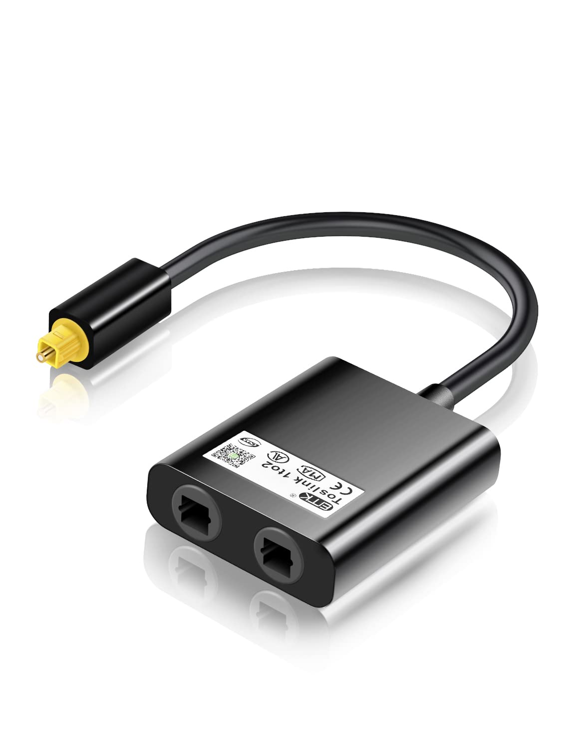 Amazon.co.jp: EMK 光デジタル 分配器-1入力-2出力 OPTICAL S/PDIF 光