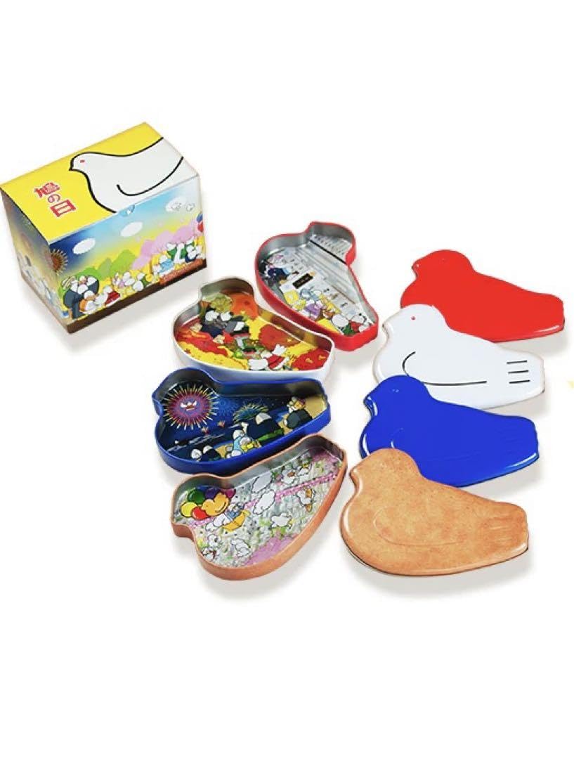Amazon.co.jp: 鳩の日限定 鳩サブレー1枚入缶セット : 食品・飲料・お酒