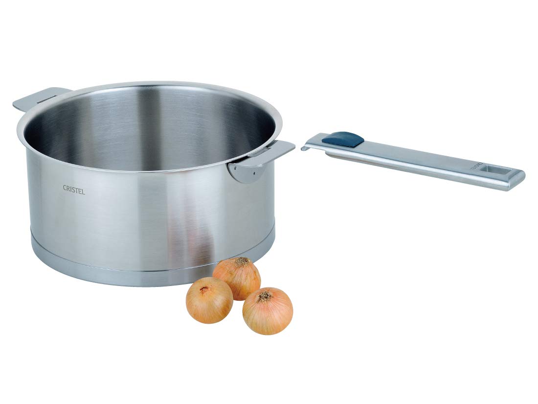 Amazon｜CRISTEL クリステル ステンレス 鍋 L深鍋 24cm ガス IH