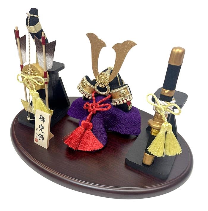 Amazon | 飛翔兜 弓太刀セット 五月人形兜飾り 端午の節句卓上飾り