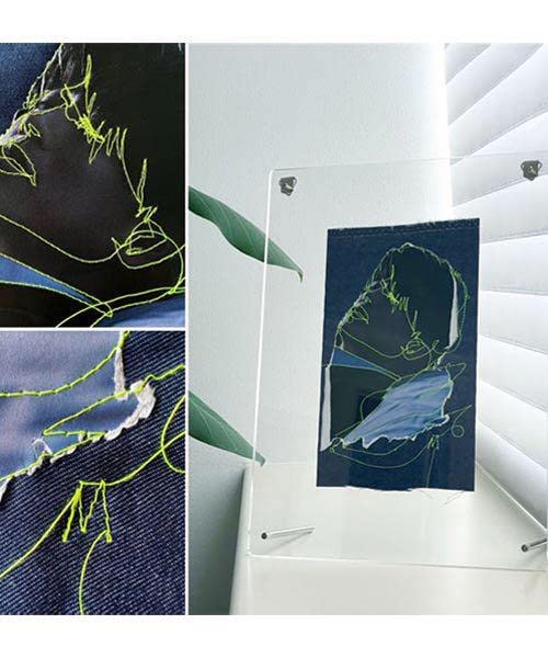 Amazon.co.jp: 佐藤健 刺繍コラージュアート E Megumu Yamamoto 伊勢丹