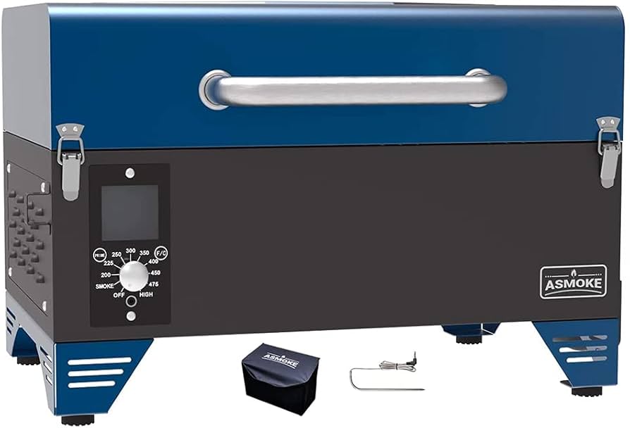 Amazon.co.jp: ASMOKE ポータブルペレットグリル、小型スモーカー