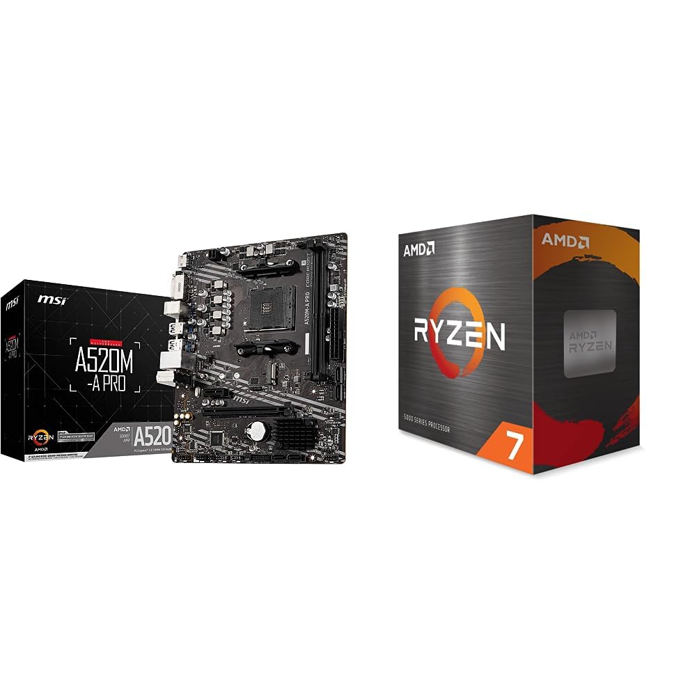 Amazon.co.jp: MSI A520M-A PRO Motherboard MicroATX [A520 Chipset