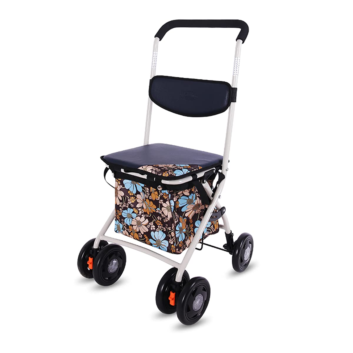 Amazon | NN/AA 高齢者向けショッピングカート 高齢者用カー シルバー