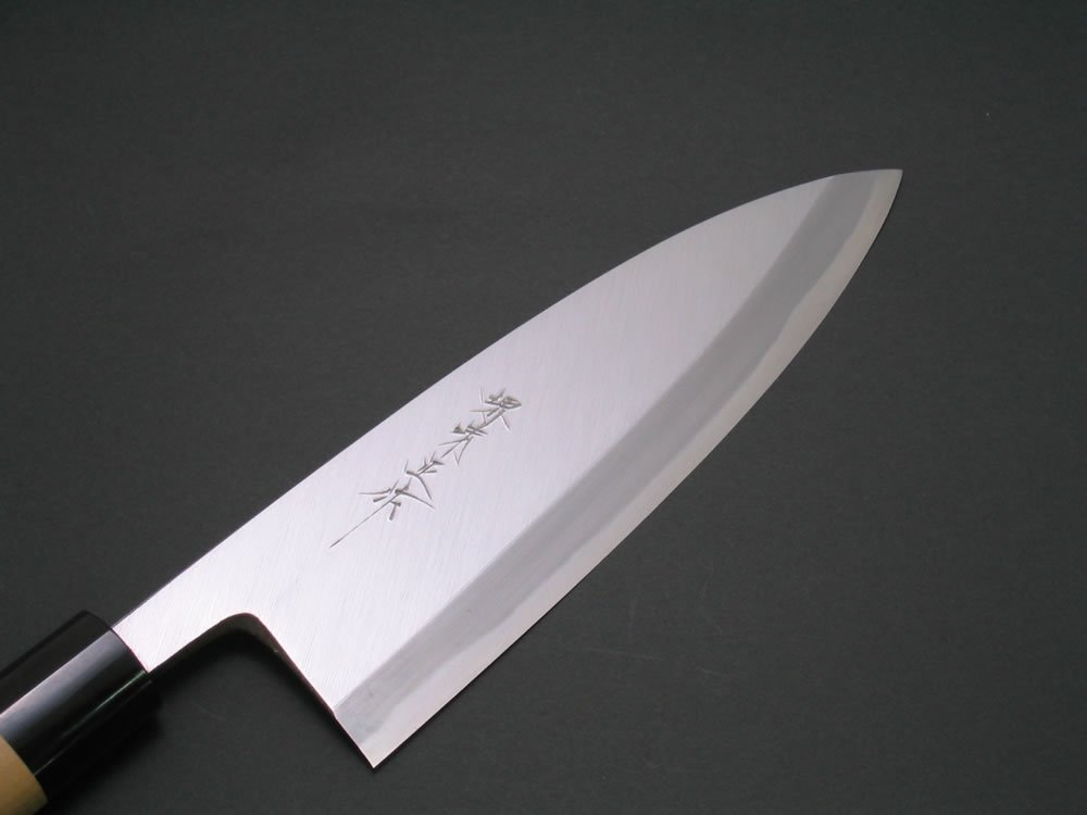 Amazon.co.jp: 本場堺産 包丁どっとこむ「堺味正作」本霞白鋼出刃包丁