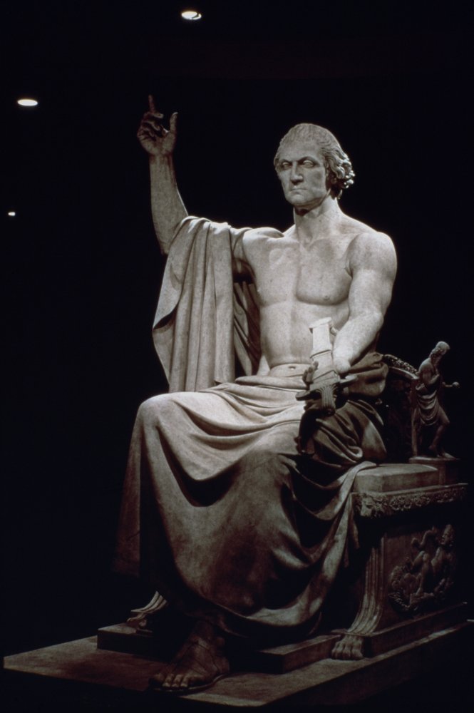 ランズダウン ポスター ジョージ・ワシントン 額縁付き ランズダウン